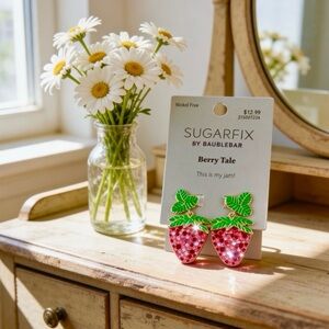 Sugarfix by BaubleBar Strawberry Earrings